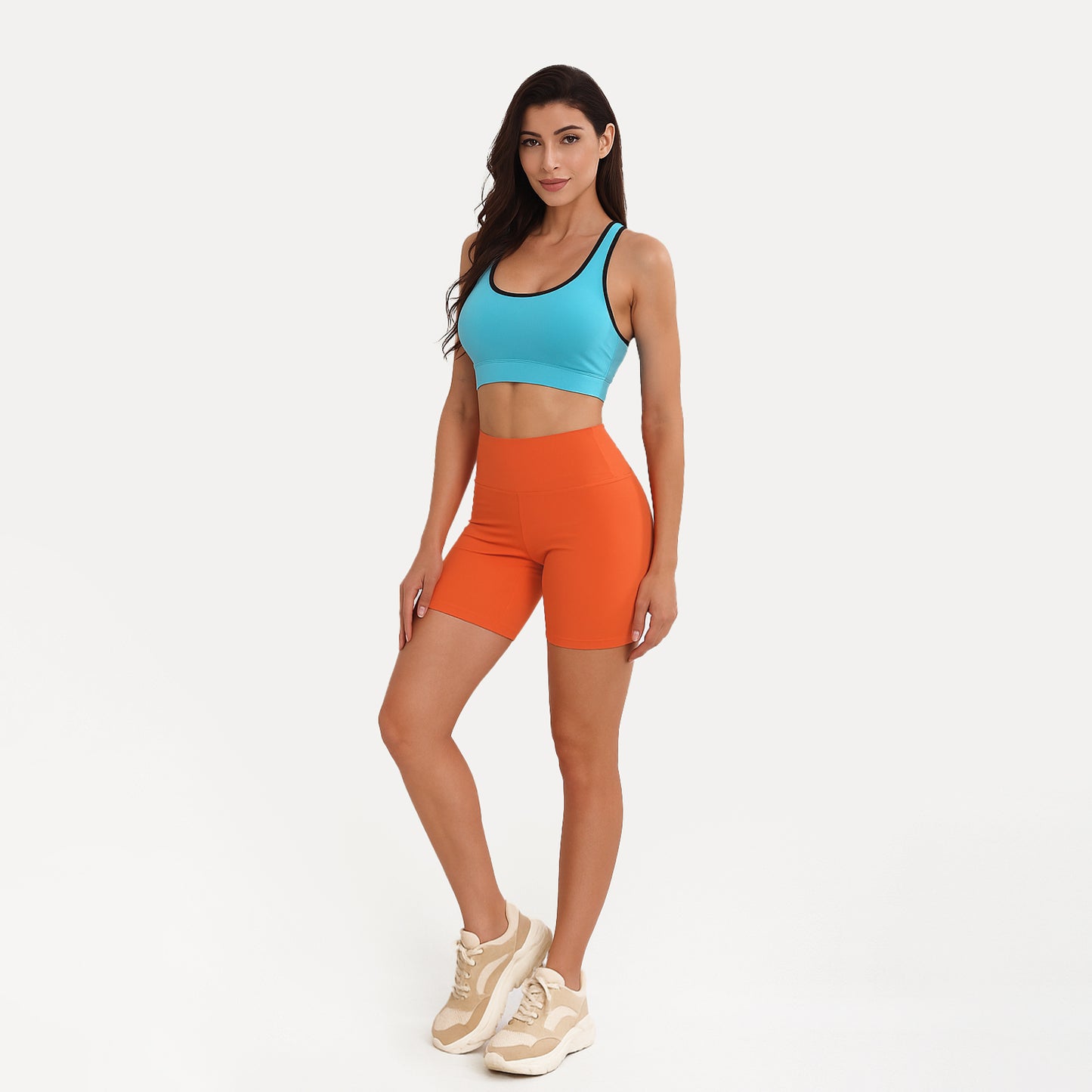 4 Pack Plain Match Racerback Sports Bras for Women #NP001
