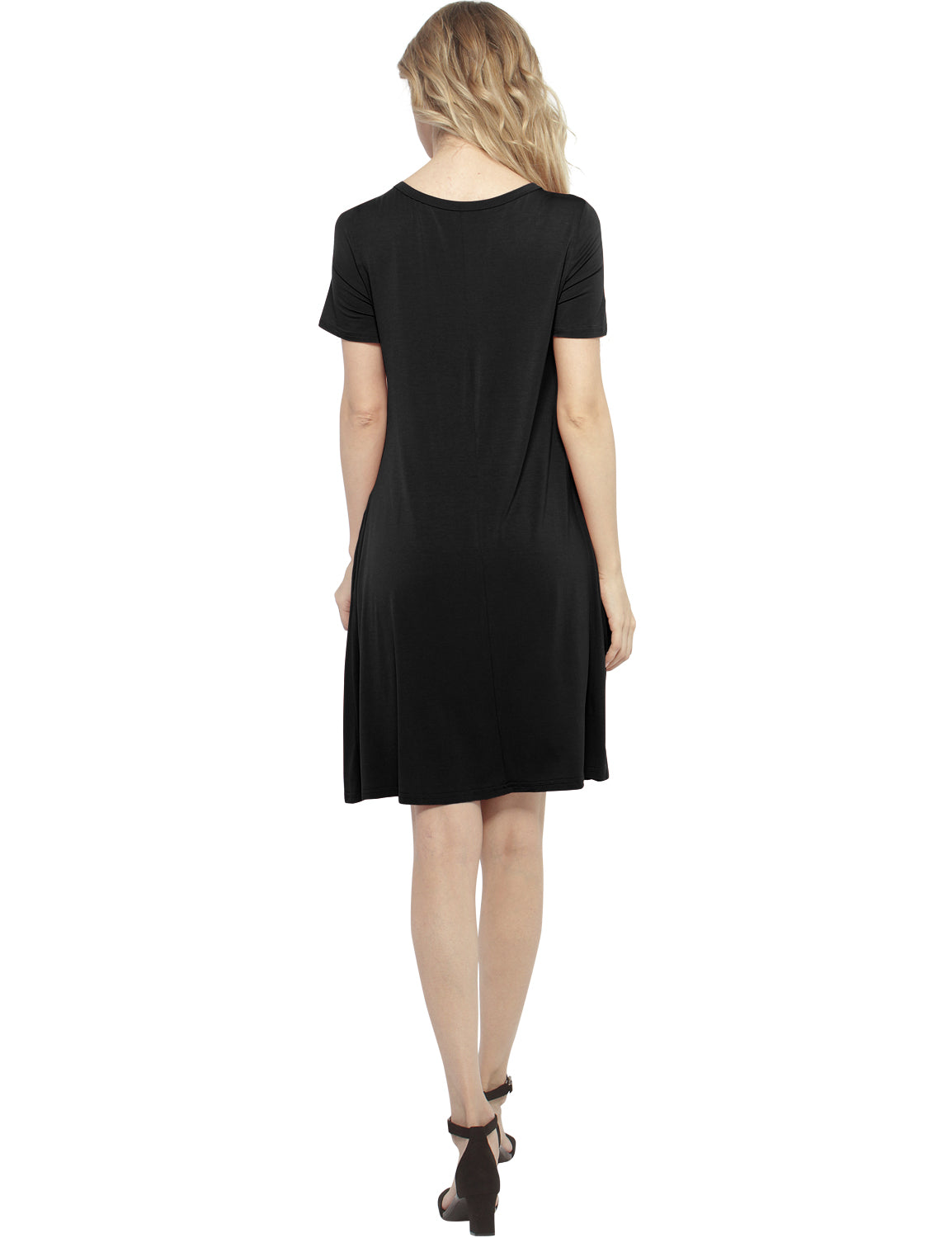 Match women‘s elastic short sleeved dress #147