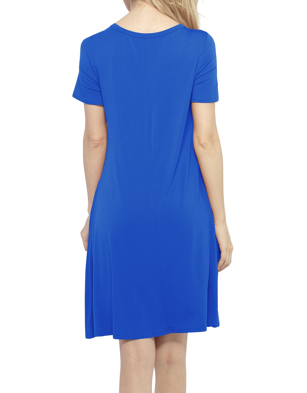 Match women‘s elastic short sleeved dress #147