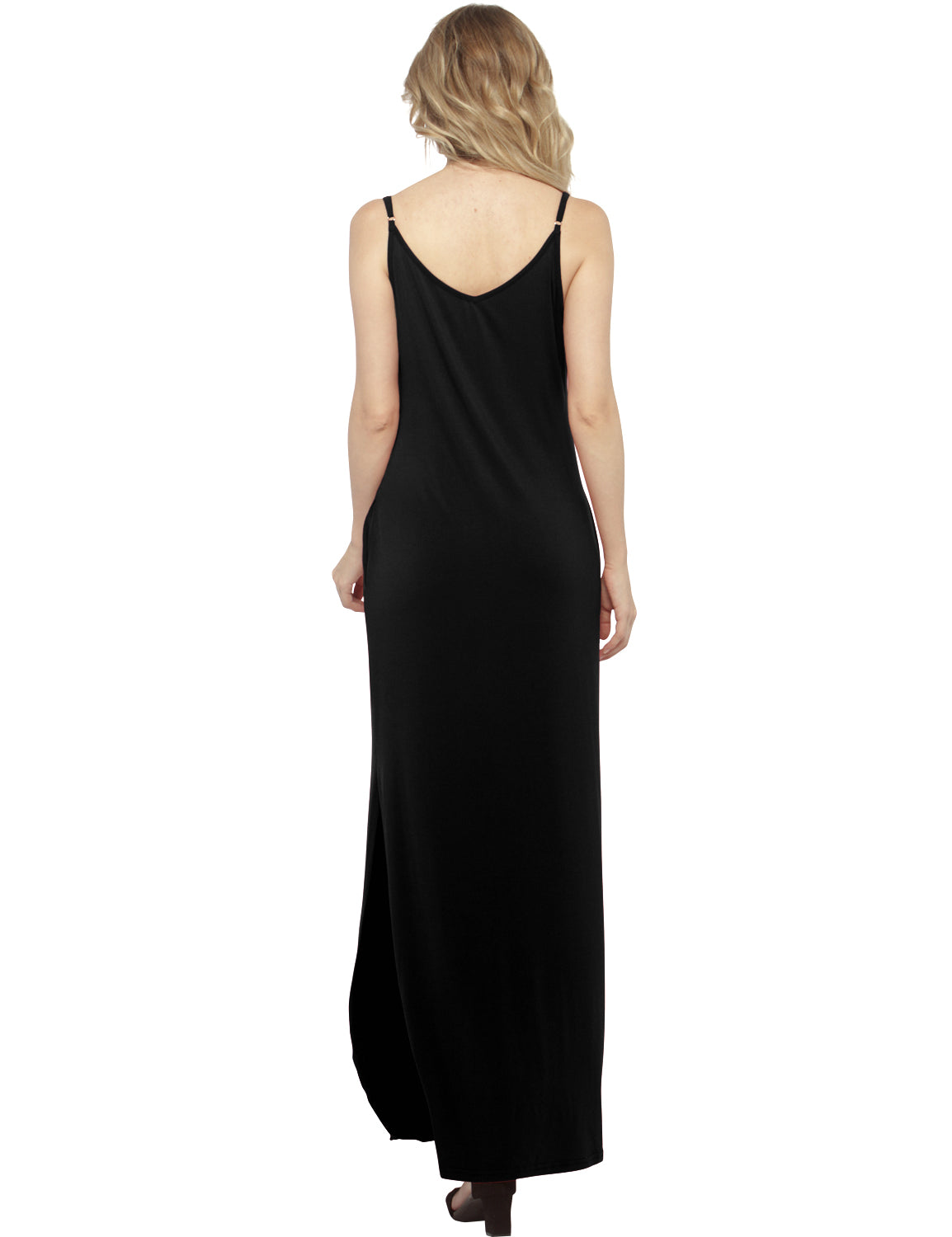 Match women‘s v-neck elastic long dress #149