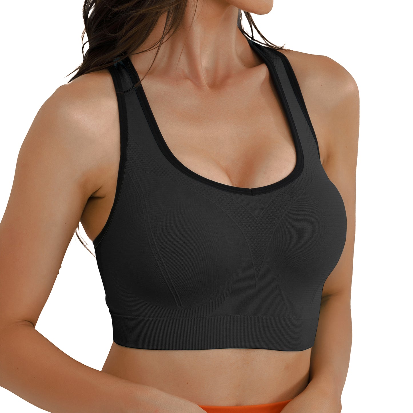 4 Pack Plain Match Racerback Sports Bras for Women #NP001