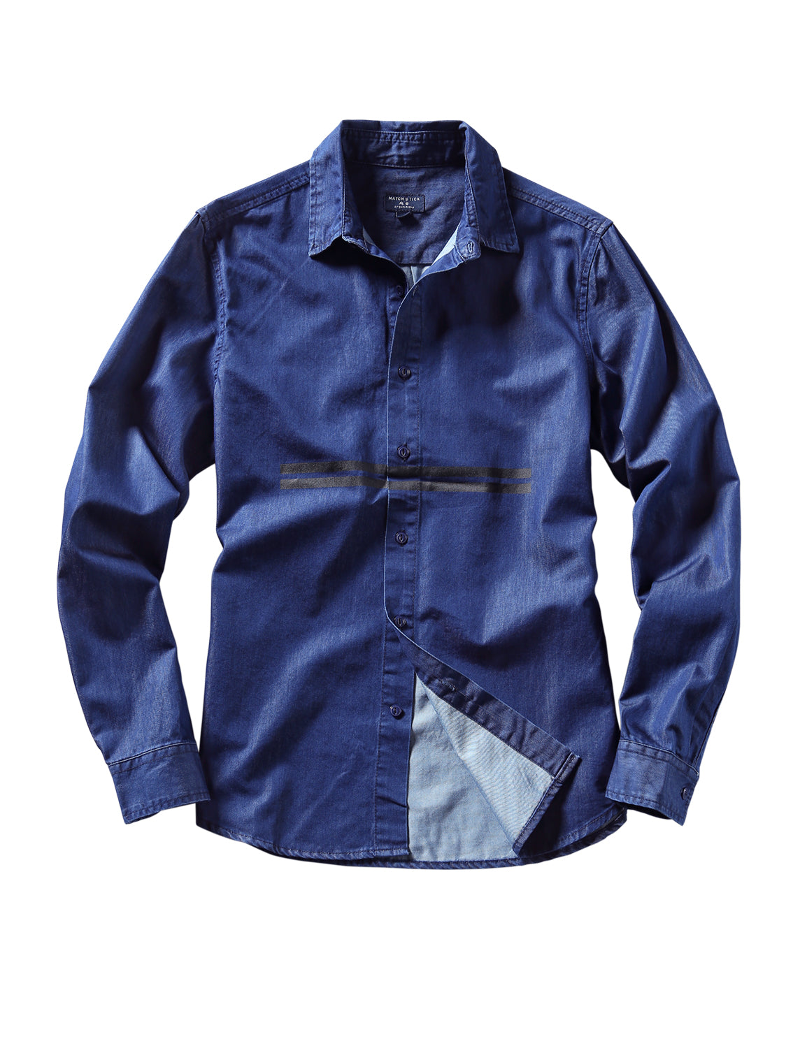 Men's Long-Sleeved Casual Denim Shirt 2013
