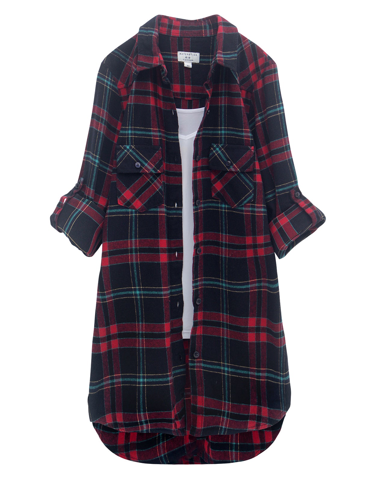 Womens Button Down Flannel Plaid Shirts 2021