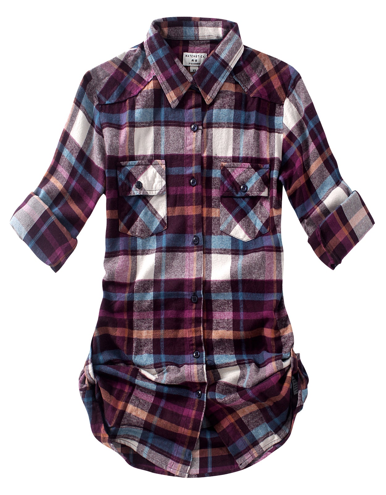 Womens Button Down Flannel Plaid Shirts 2021