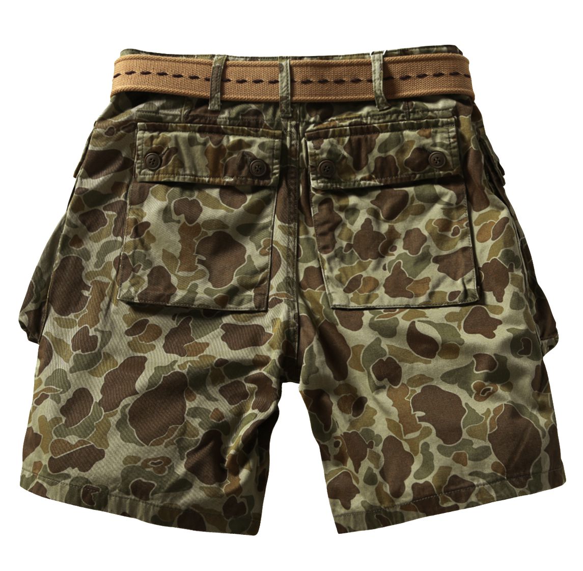 Men's Slightly Stretch Thickness Softness Cargo Short camo #3059