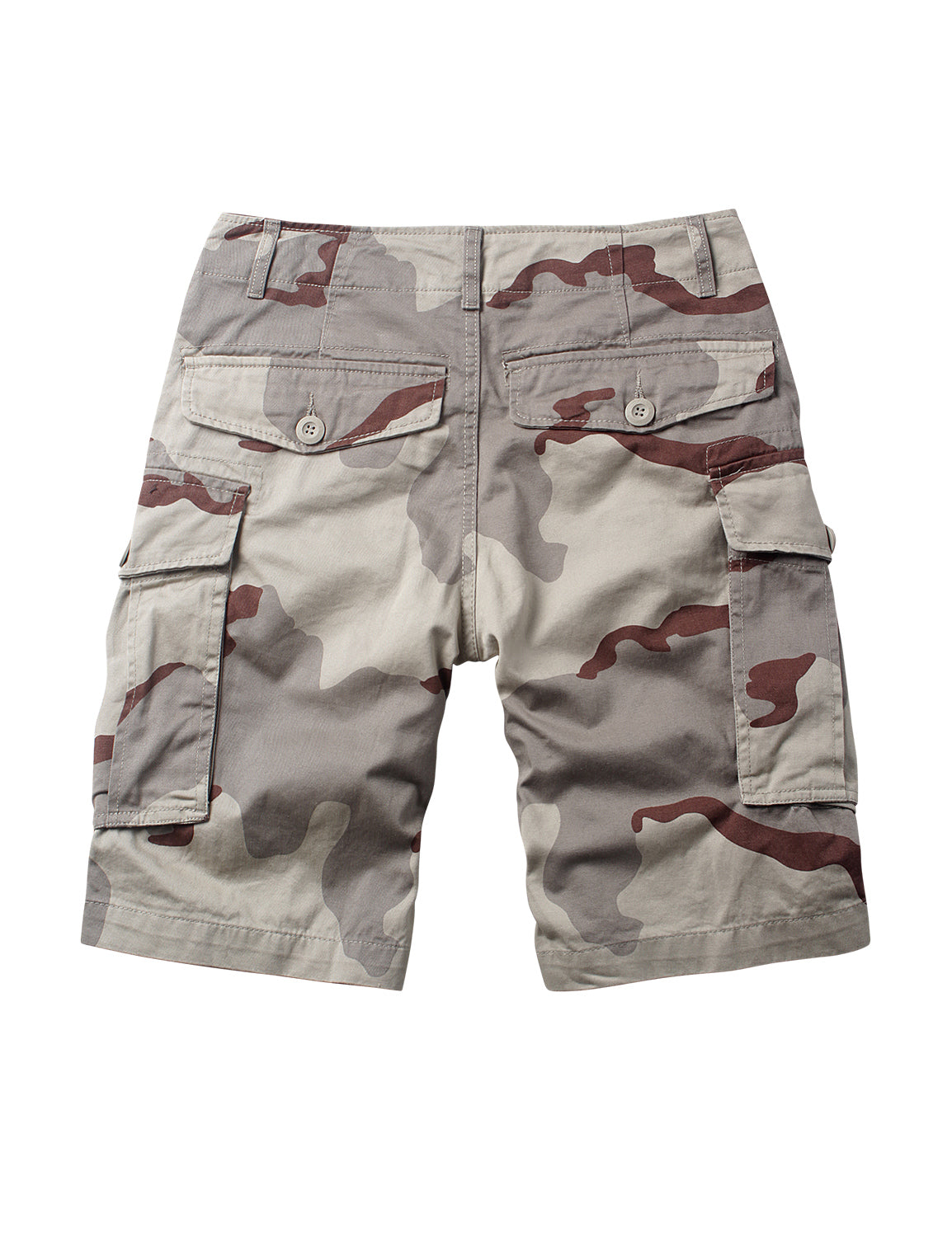 Men's Slightly Stretch Thickness Softness Cargo Short camo #3204
