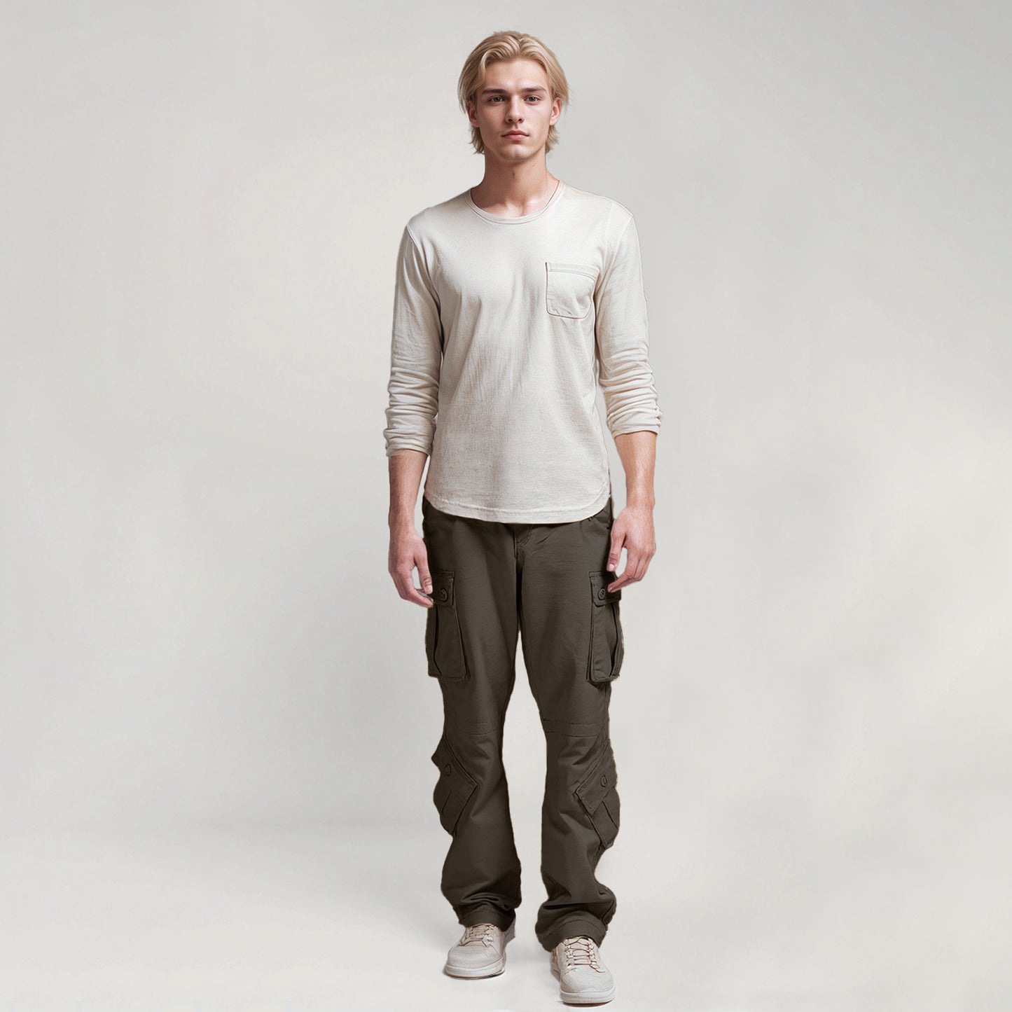 Match Men's Straight Fit Cargo Trouser #3357-2