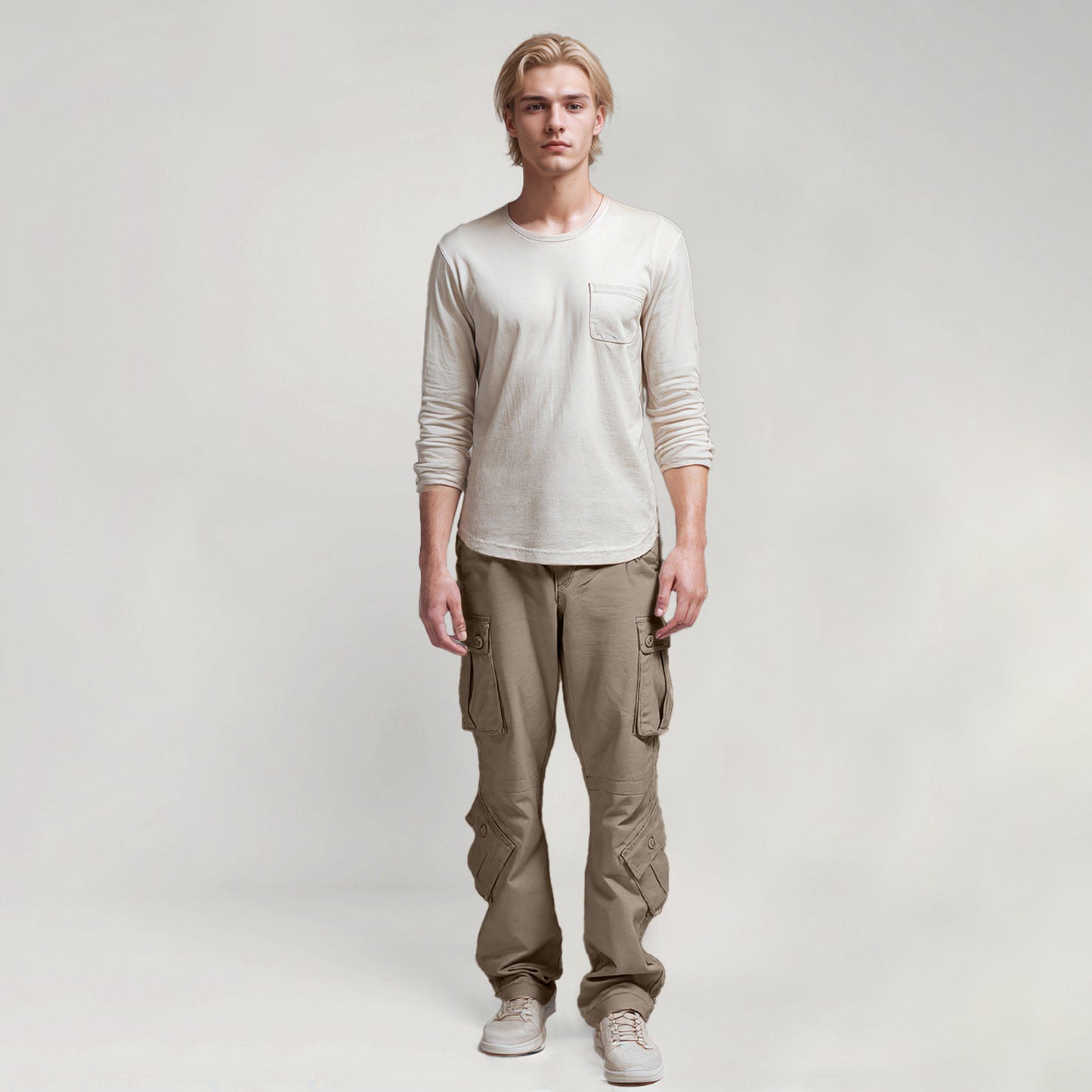Match Men's Straight Fit Cargo Trouser #3357-2