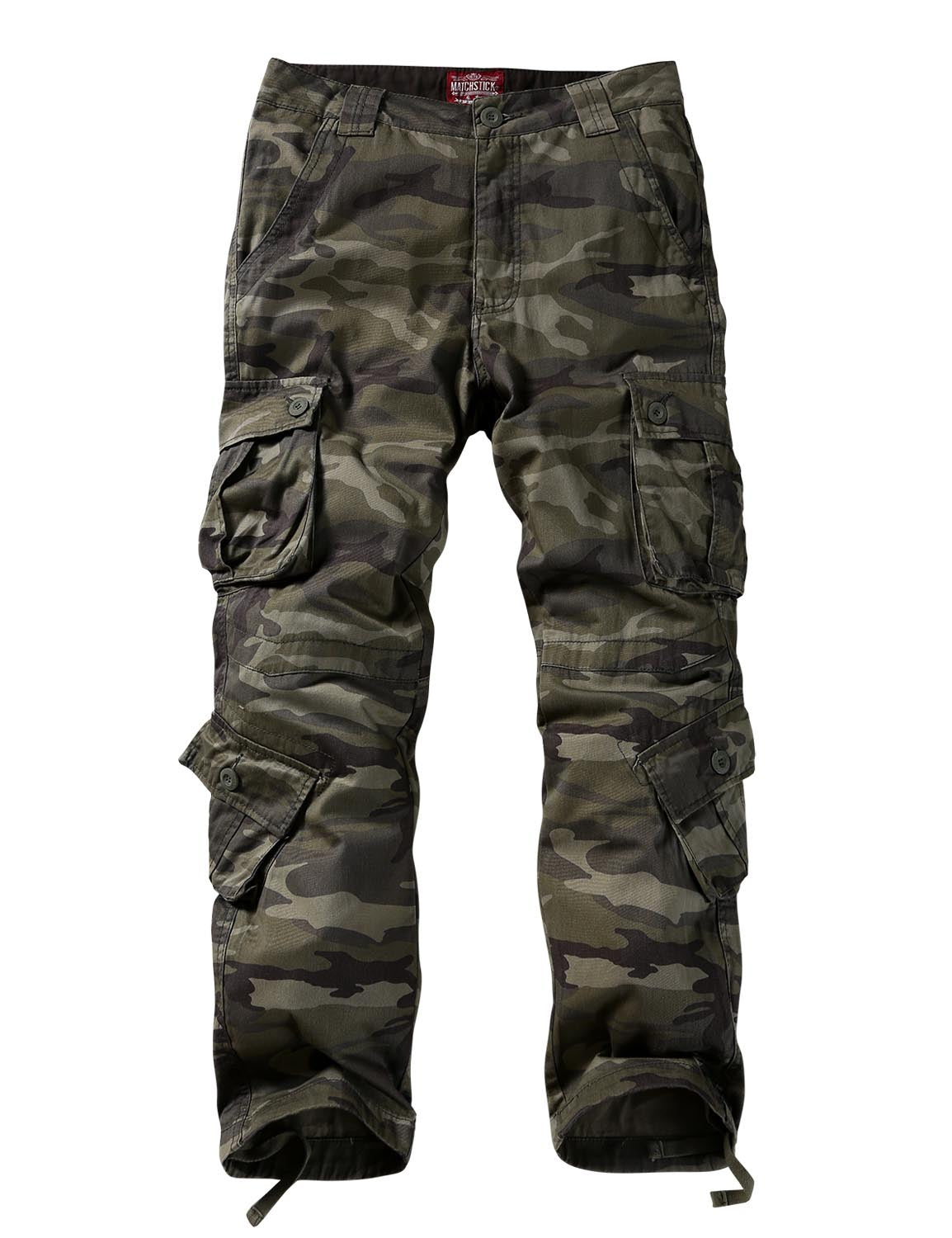 Men's Casual Camo Cargo Pants 3357M