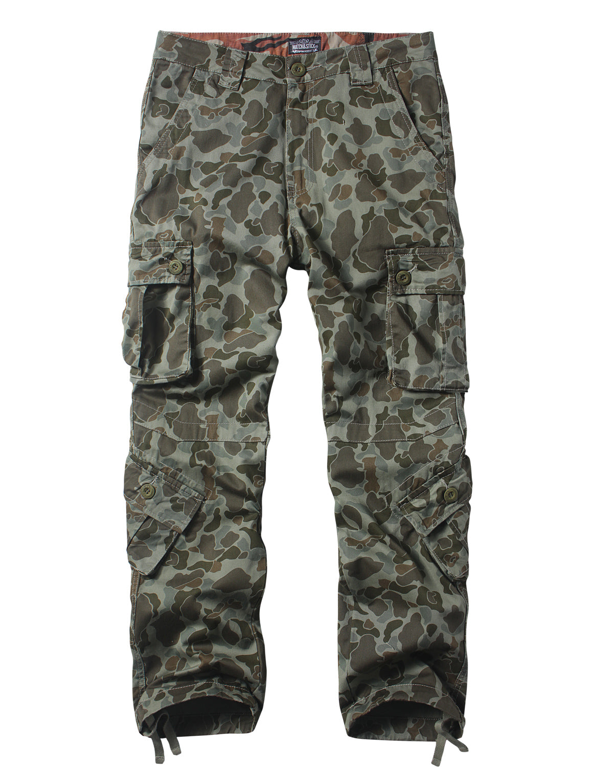 Men's Casual Camo Cargo Pants 3357M