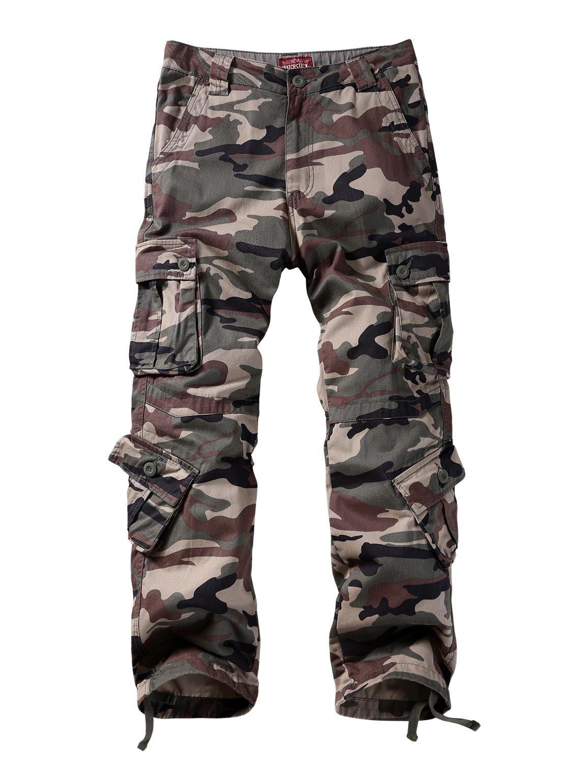 Men's Casual Camo Cargo Pants 3357M
