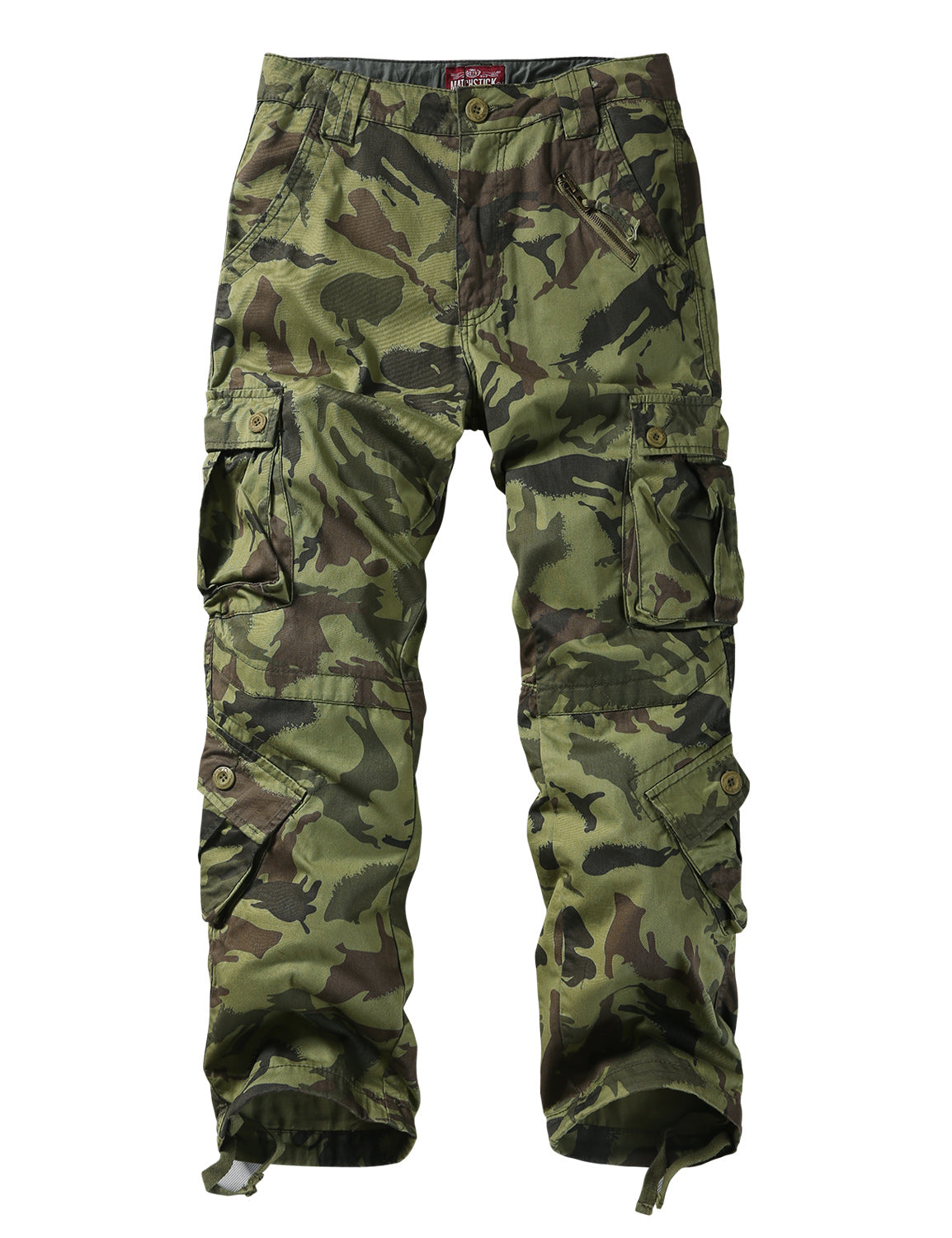 Men's Casual Camo Cargo Pants 3357M
