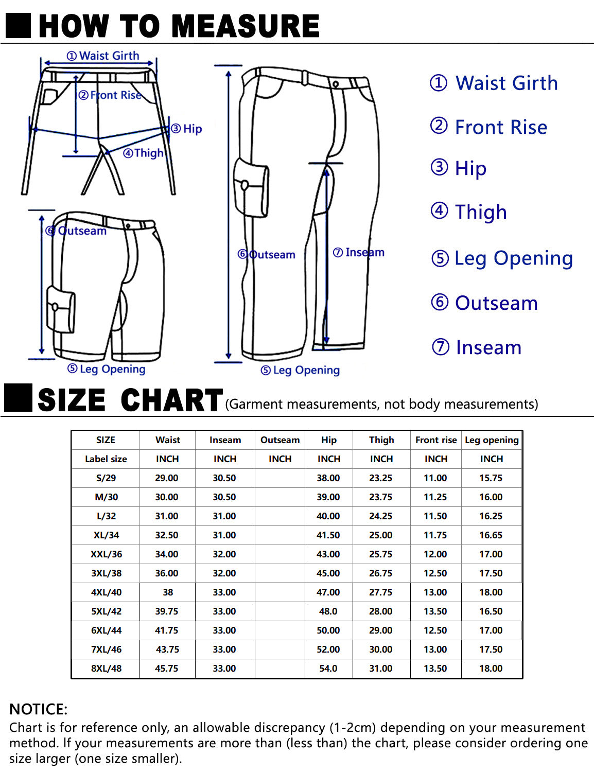 Match Men's Straight Fit Cargo Trouser #3357