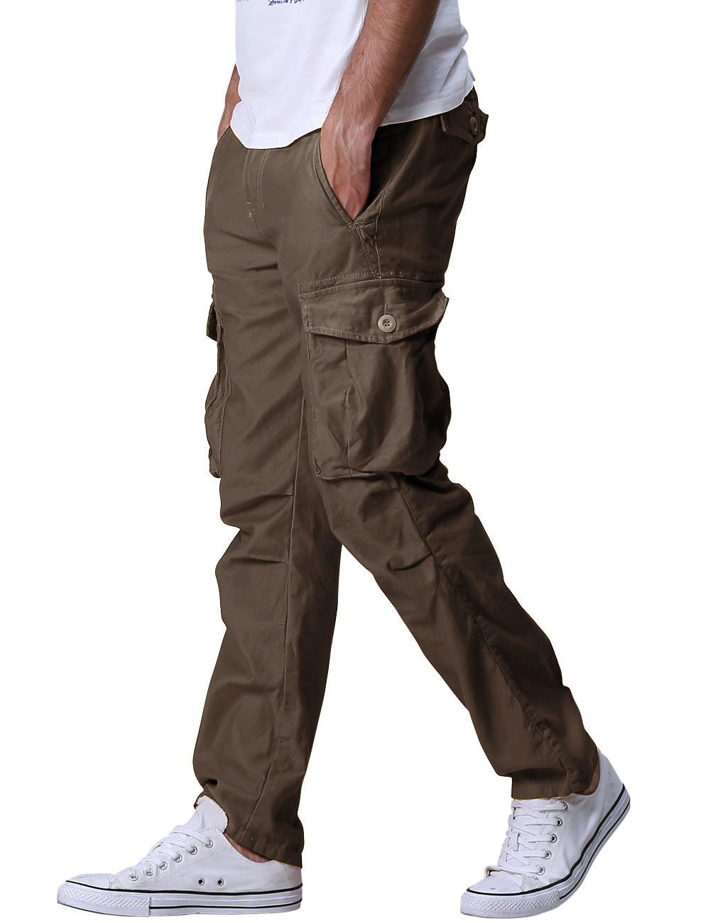 Match Men's Casual Wild Cargo Pants Outdoors Work Wear #6071