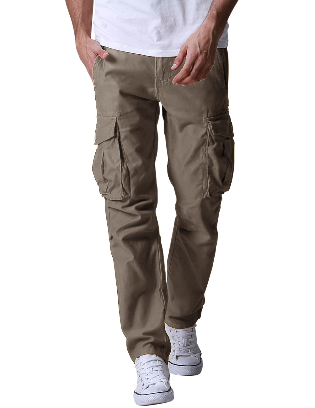 Match Men's Casual Wild Cargo Pants Outdoors Work Wear #6071