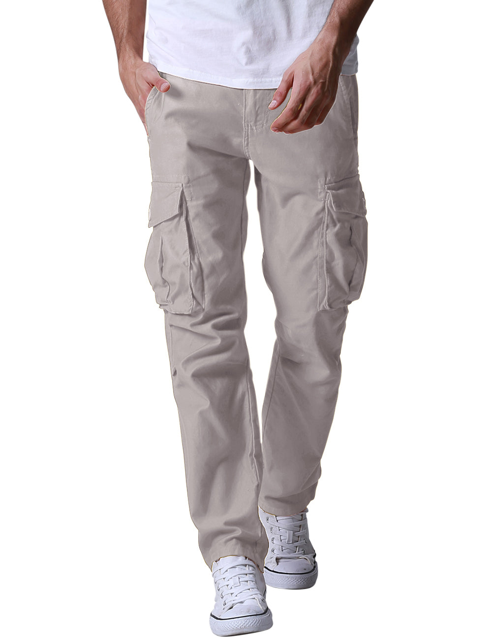 Match Men's Casual Wild Cargo Pants Outdoors Work Wear #6071