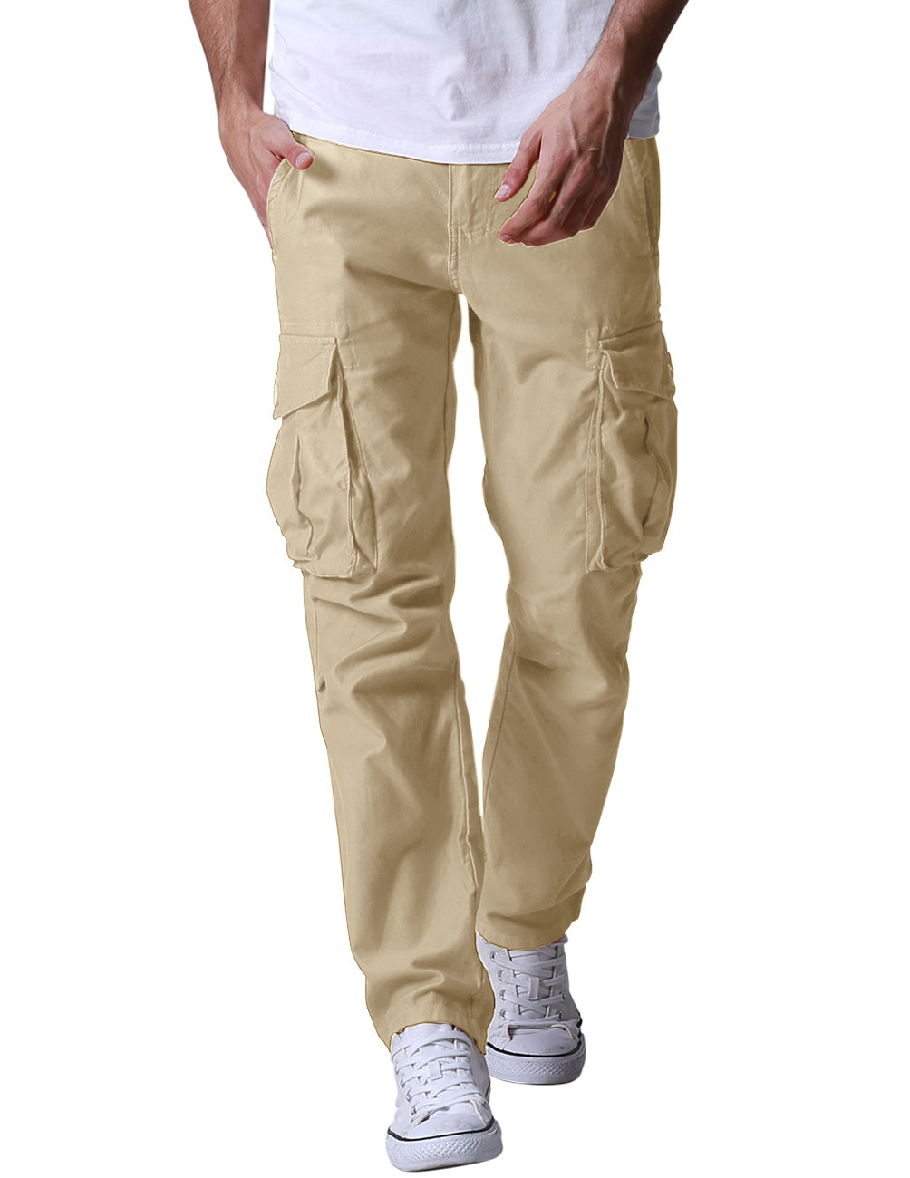 Match Men's Casual Wild Cargo Pants Outdoors Work Wear #6071
