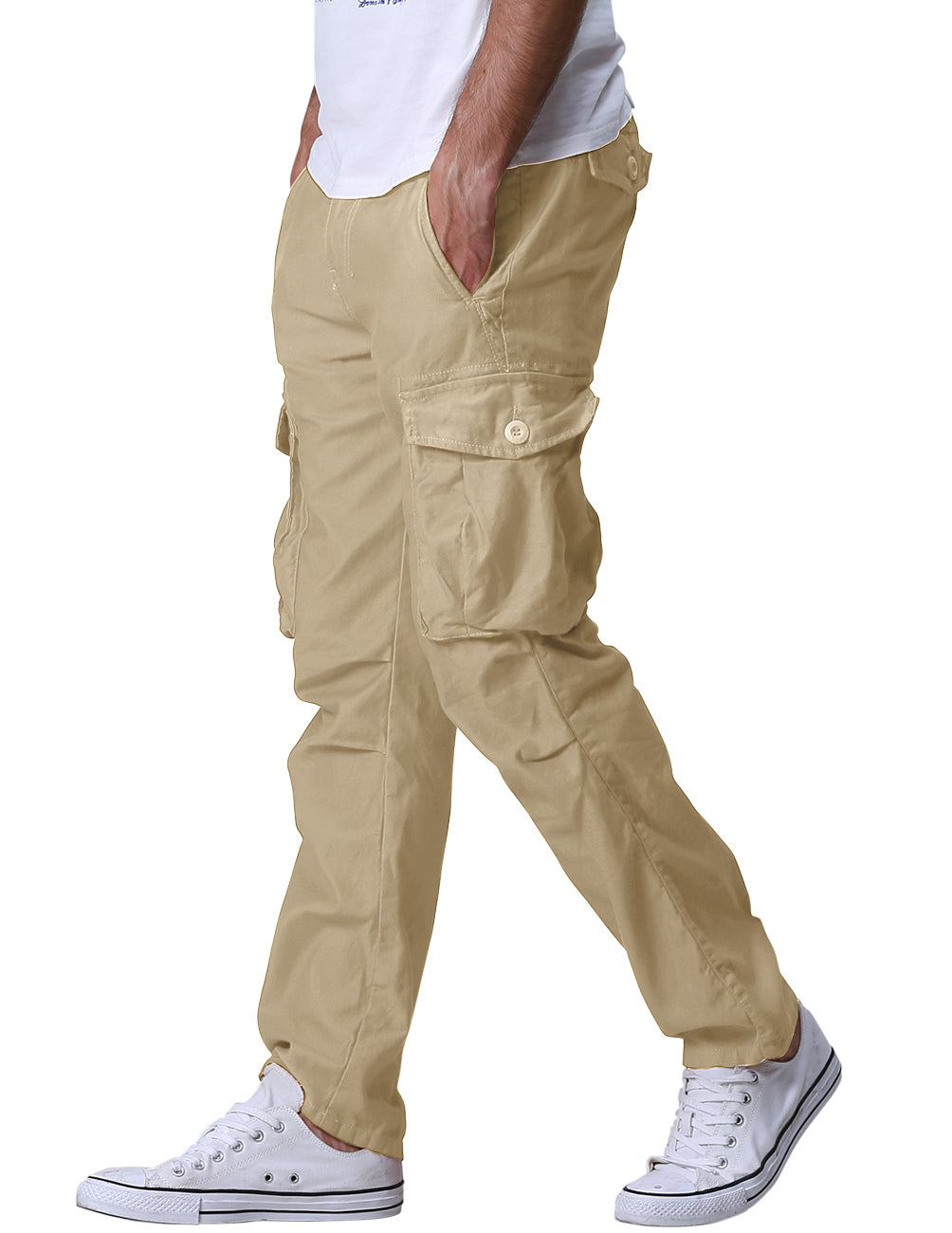 Match Men's Casual Wild Cargo Pants Outdoors Work Wear #6071