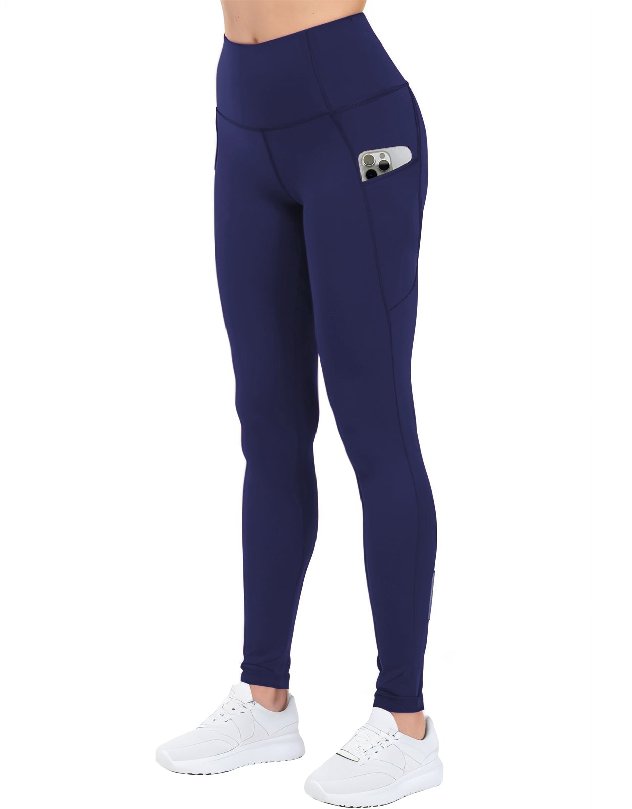 Match Womens High Waisted Active Yoga Pants with Pockets #646