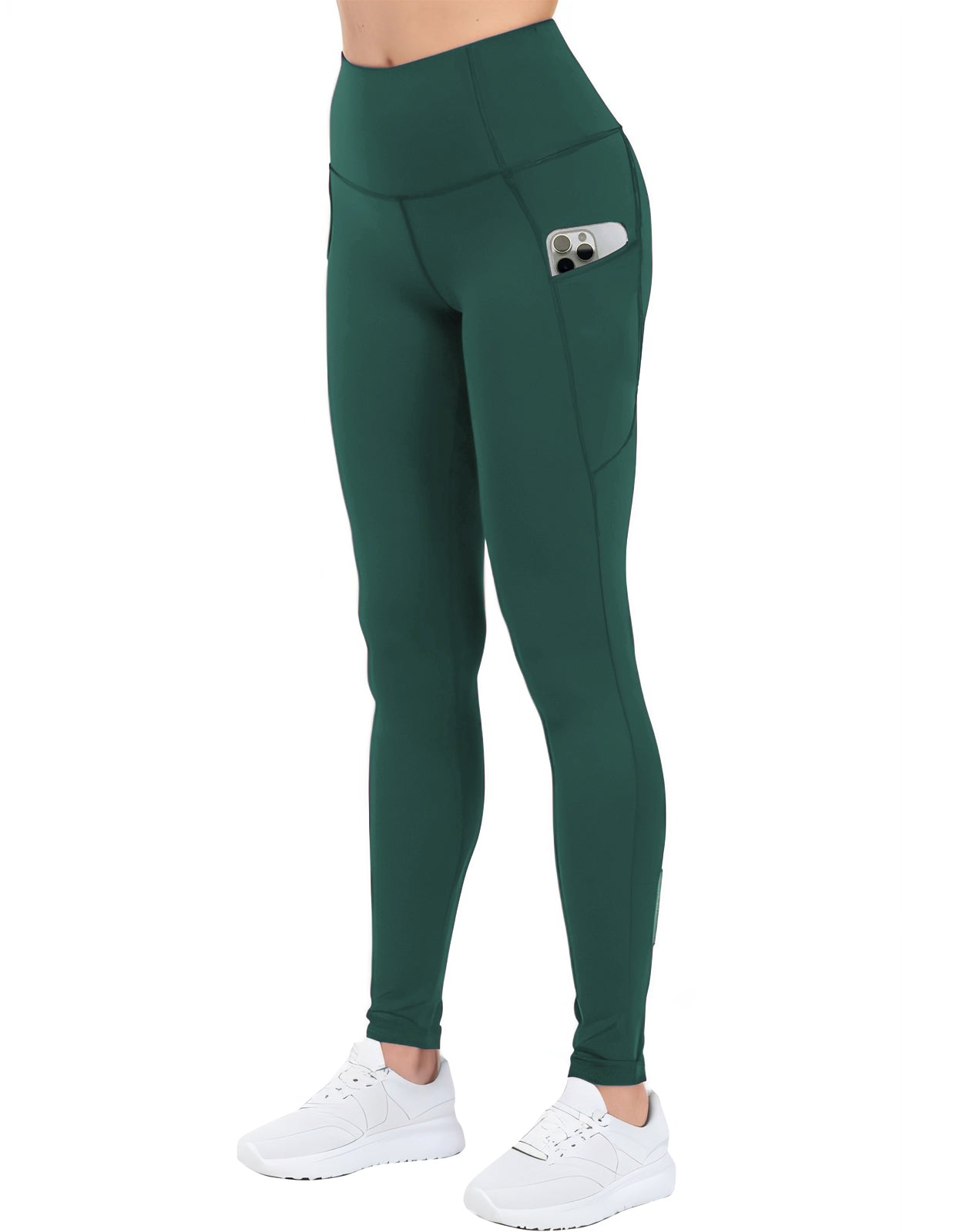 Match Womens High Waisted Active Yoga Pants with Pockets #646