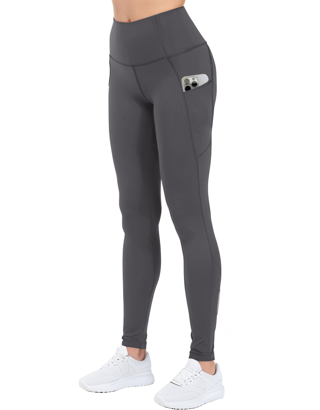Match Womens High Waisted Active Yoga Pants with Pockets #646