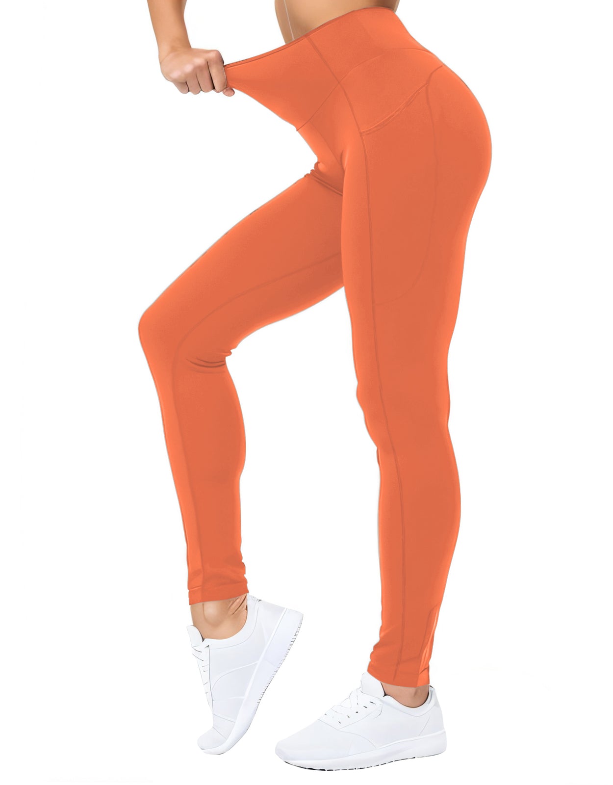 Match Womens High Waisted Active Yoga Pants with Pockets #646