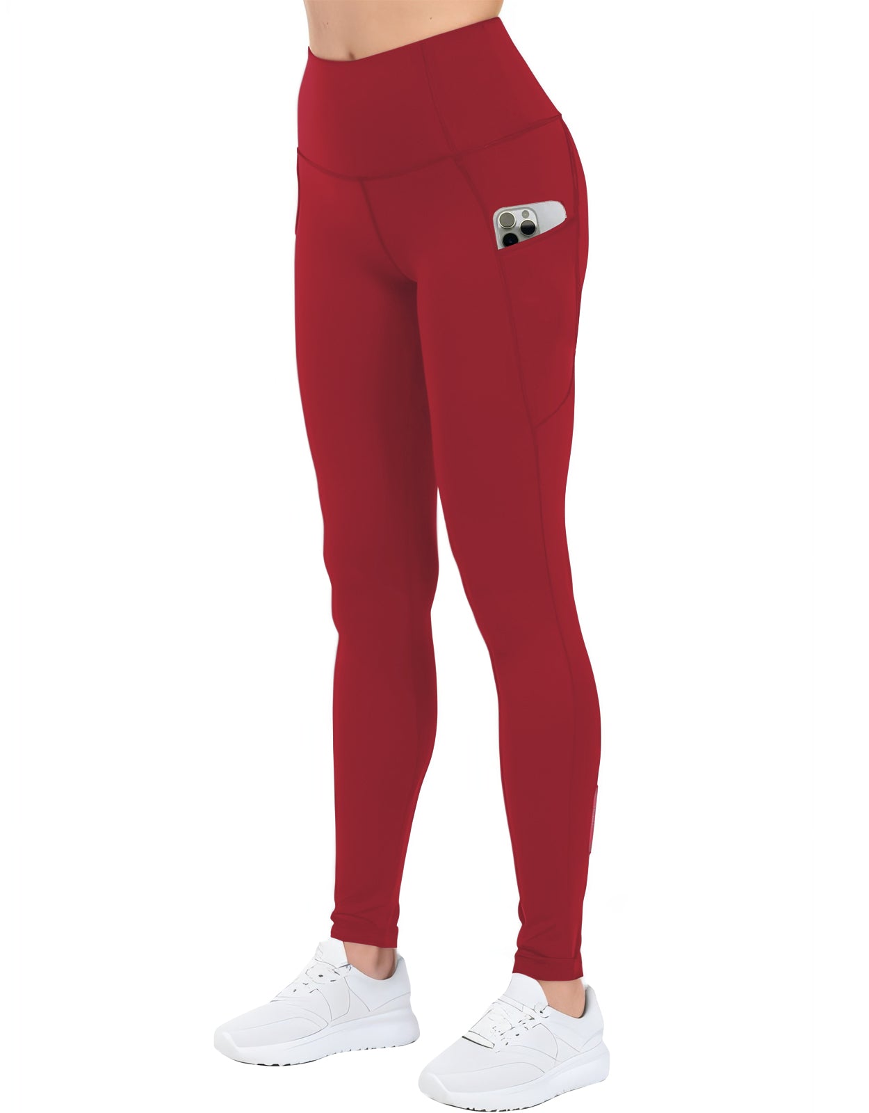Match Womens High Waisted Active Yoga Pants with Pockets #646