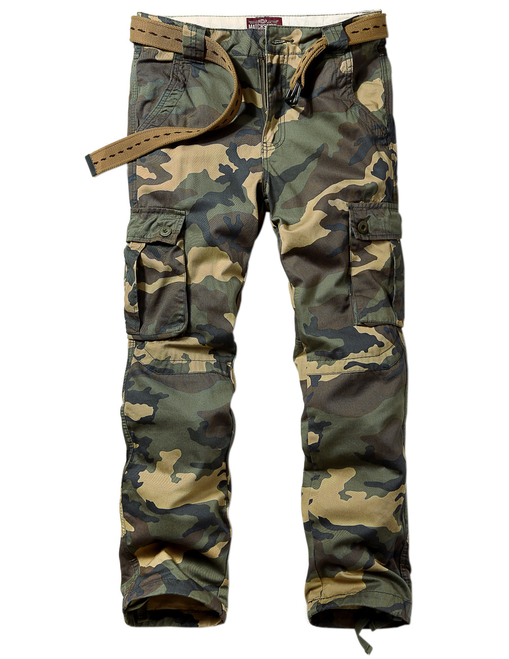 Men's Casual Camo Cargo Pants 6531M