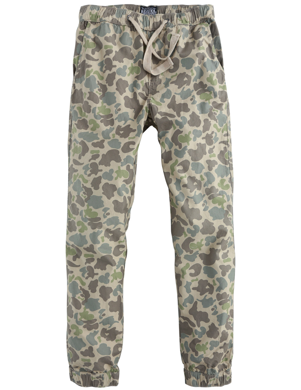 1Men's Straight Tapered Camo Jogger Trousers #6535M