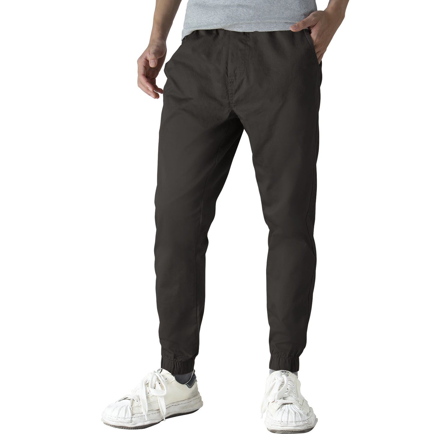 Men's Straight Tapered Camo Jogger Trousers #6535