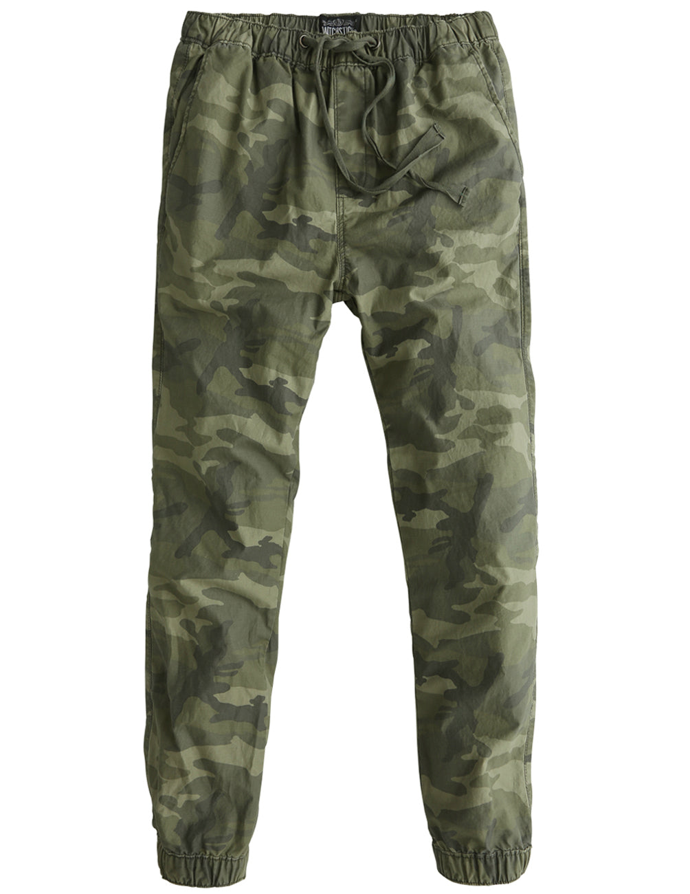 1Men's Straight Tapered Camo Jogger Trousers #6535M