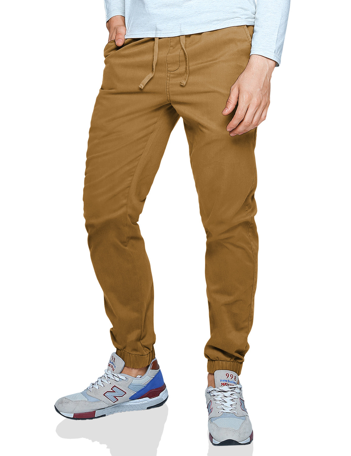 Men's Straight Tapered Camo Jogger Trousers #6535