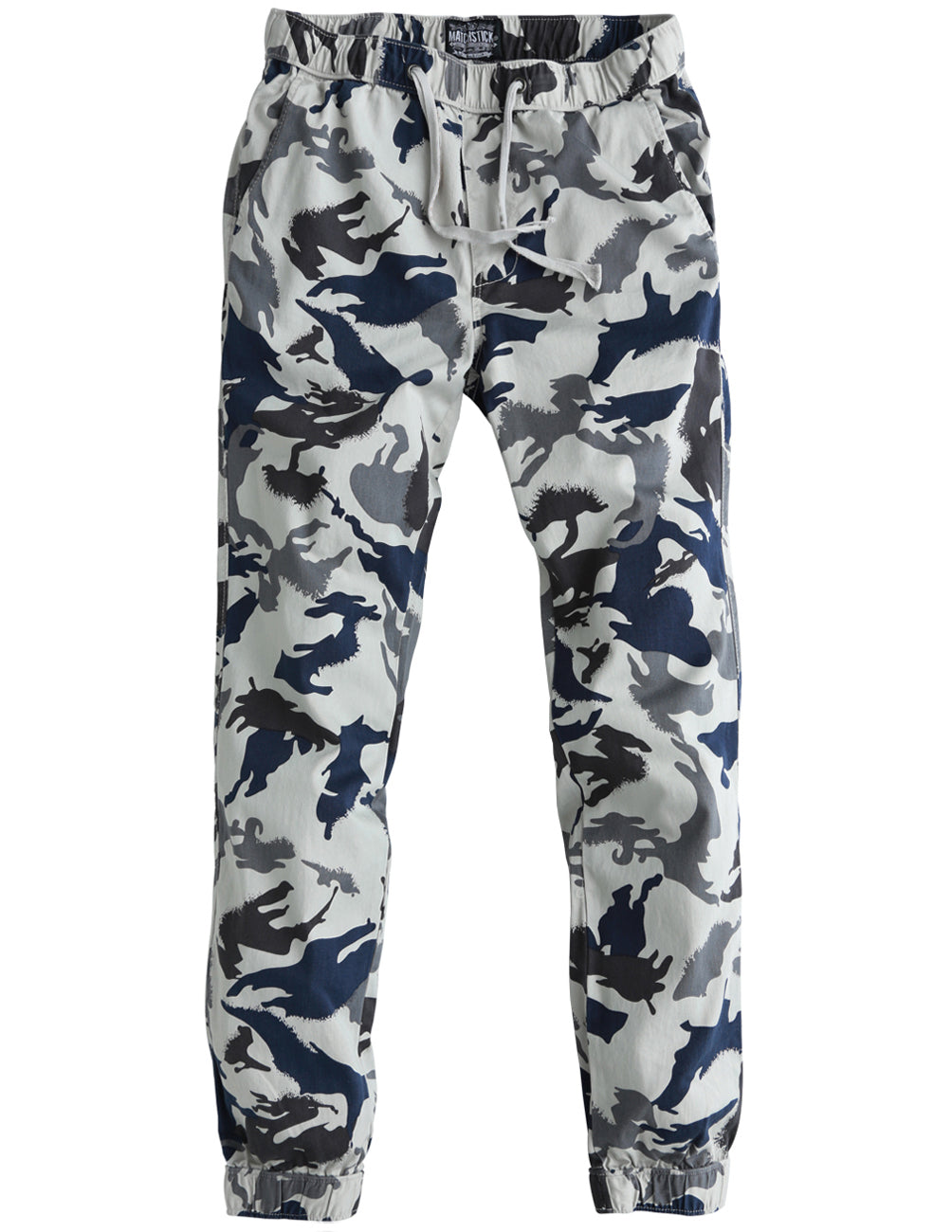 1Men's Straight Tapered Camo Jogger Trousers #6535M