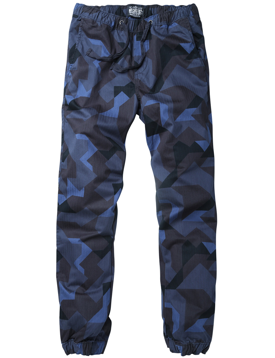 1Men's Straight Tapered Camo Jogger Trousers #6535M