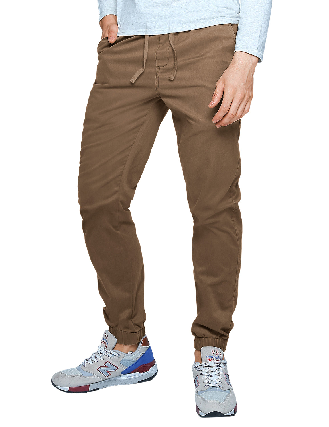Men's Straight Tapered Camo Jogger Trousers #6535