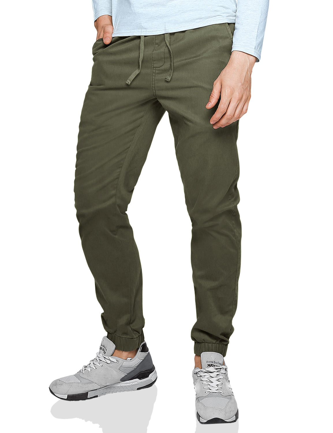 Men's Straight Tapered Camo Jogger Trousers #6535