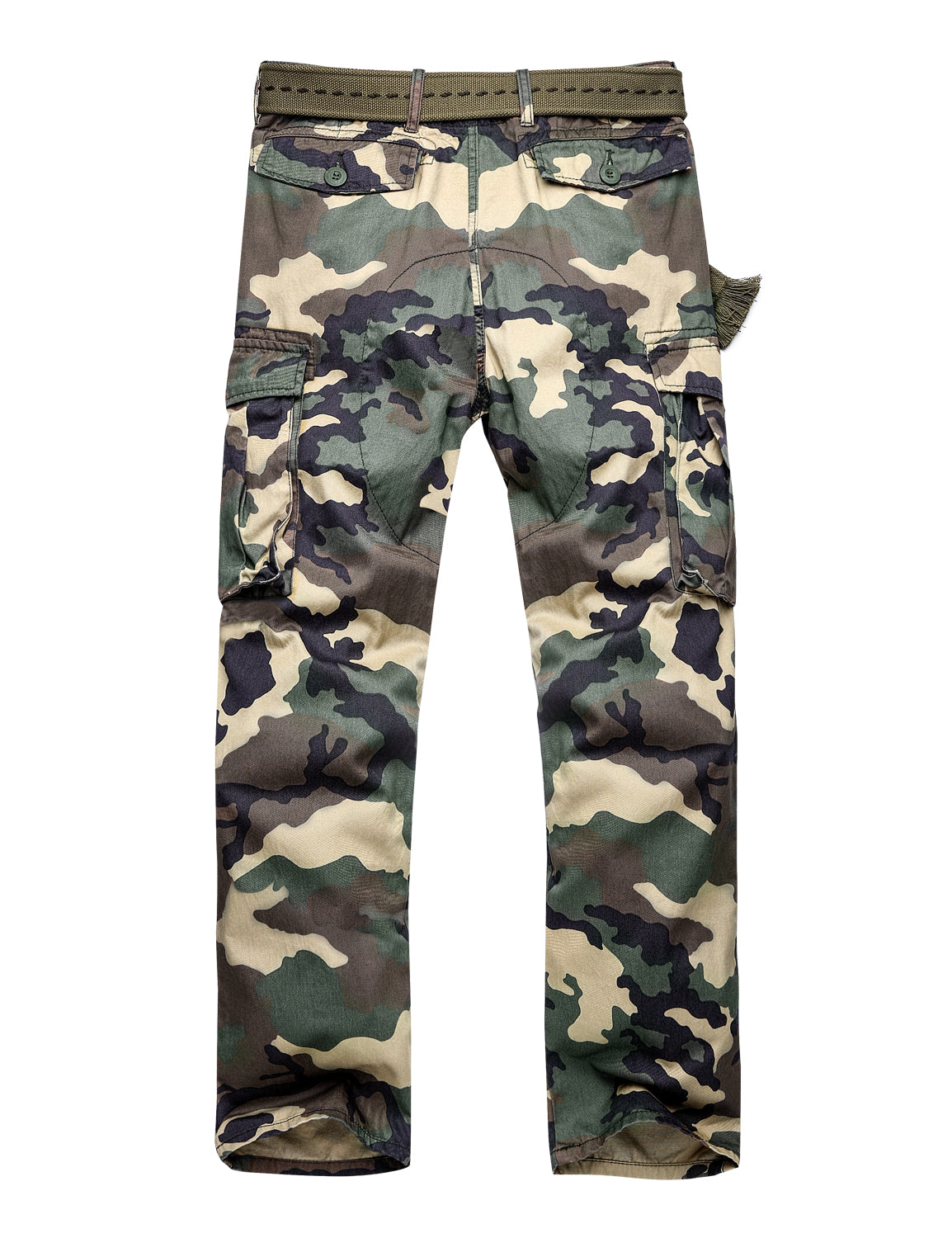 Men's Casual Camo Cargo Pants 6546