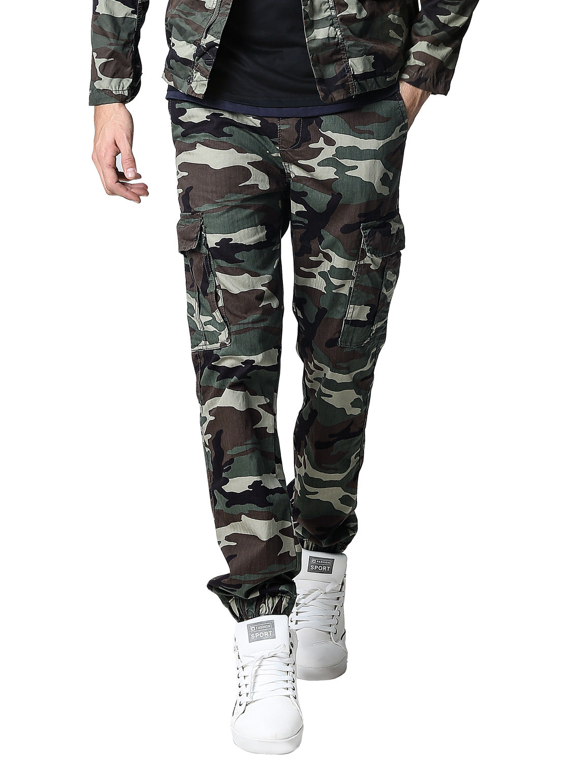 Men's Straight Tapered Jogger Trousers #6558