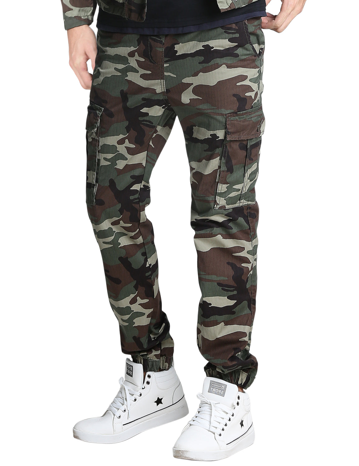 Men's Straight Tapered Jogger Trousers #6558
