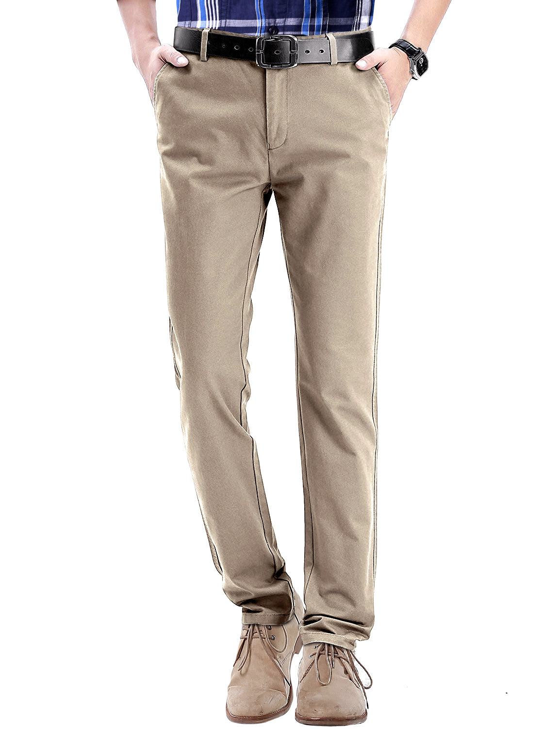 1 Men's Slim Casual Trousers #8025
