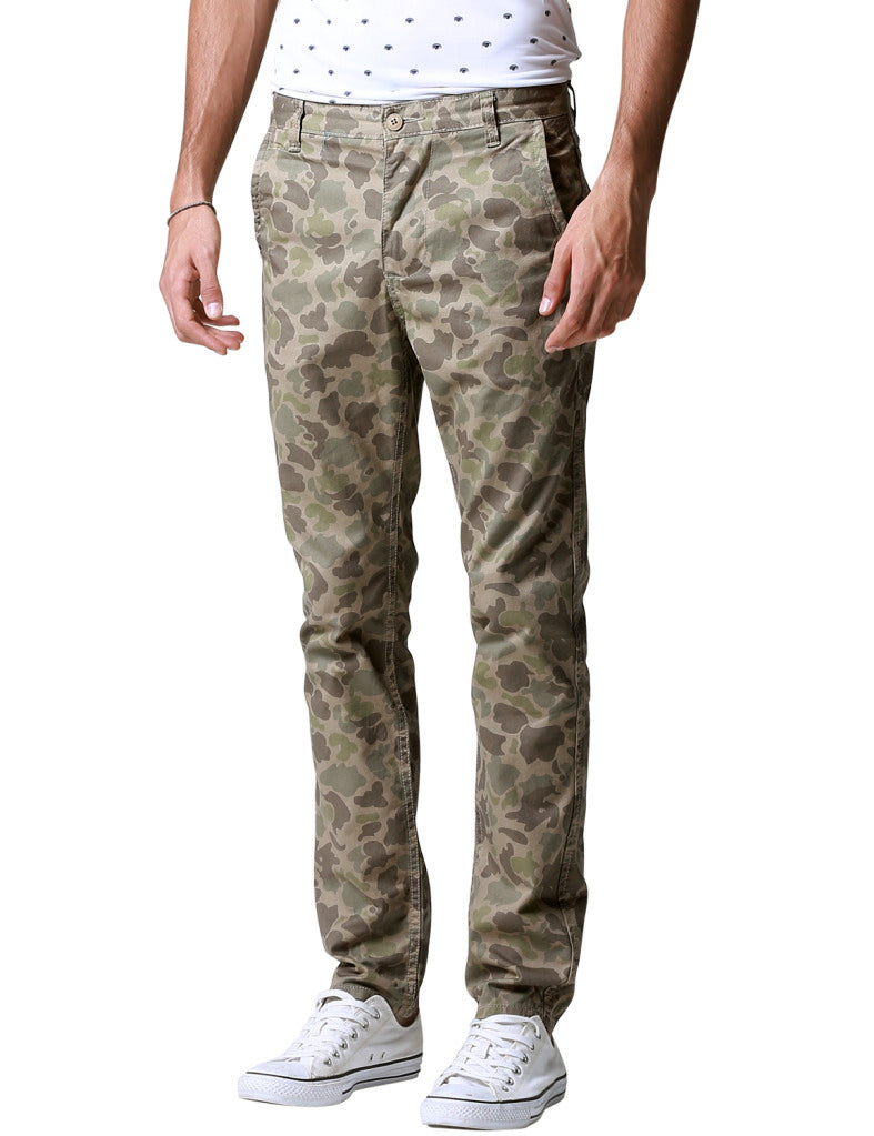 1 Men's Slim Casual Trousers #8025
