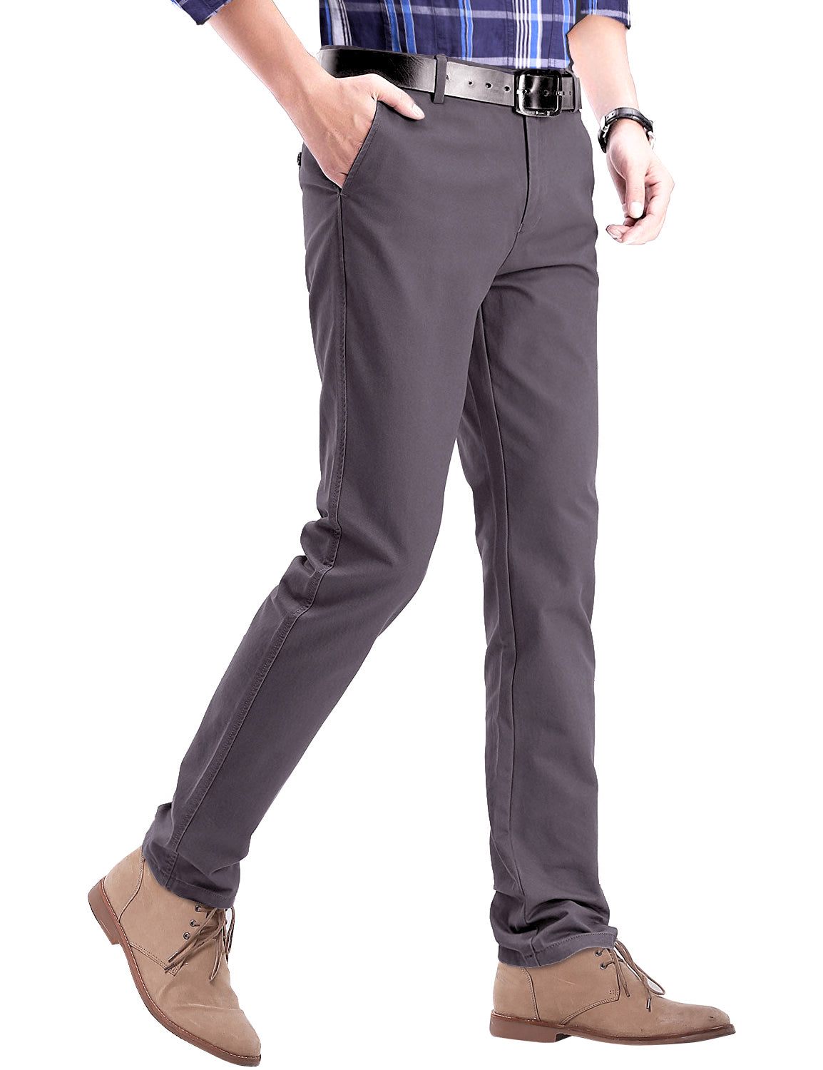 1 Men's Slim Casual Trousers #8025