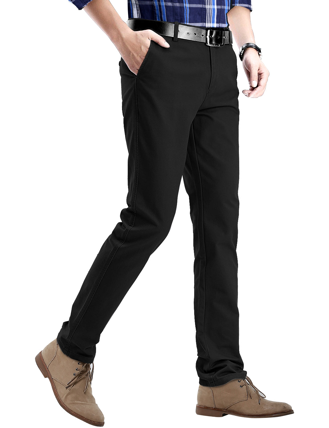 1 Men's Slim Casual Trousers #8025