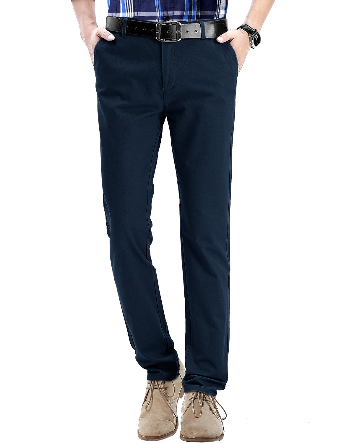 1 Men's Slim Casual Trousers #8025