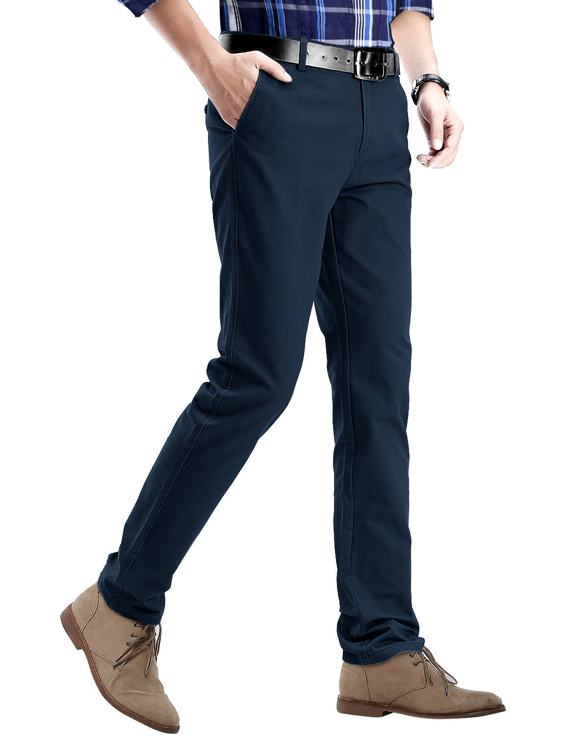 1 Men's Slim Casual Trousers #8025