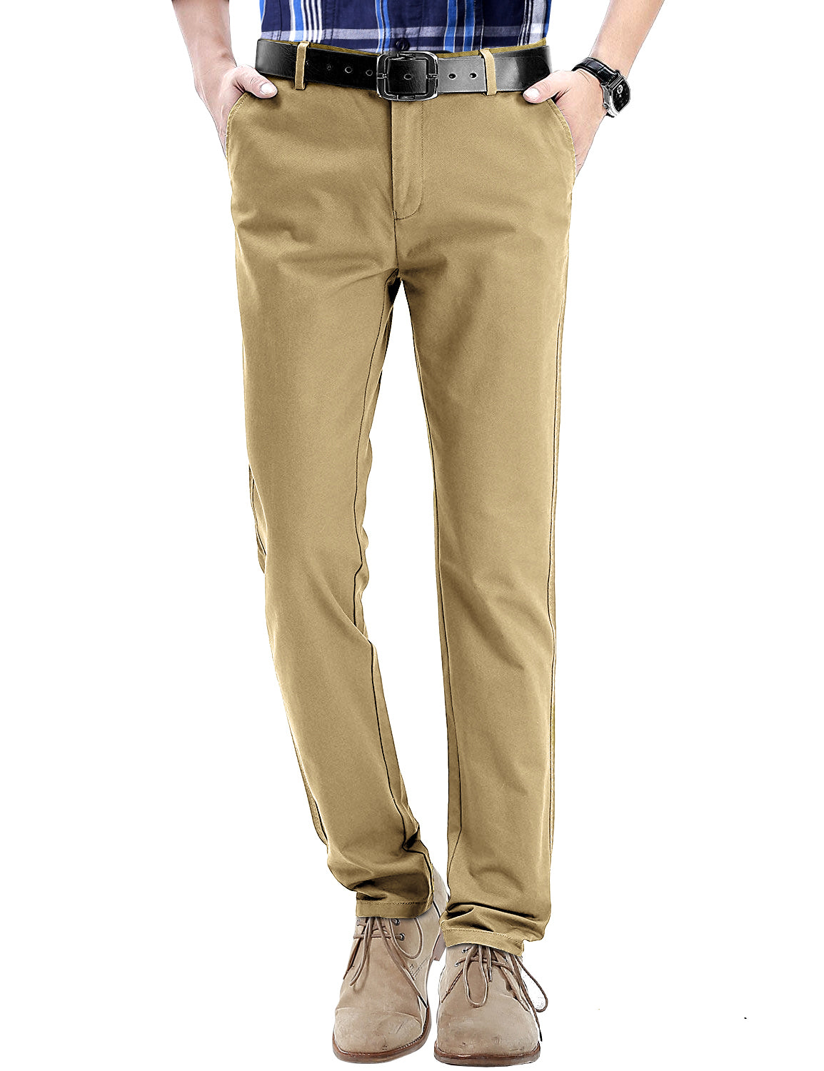 1 Men's Slim Casual Trousers #8025