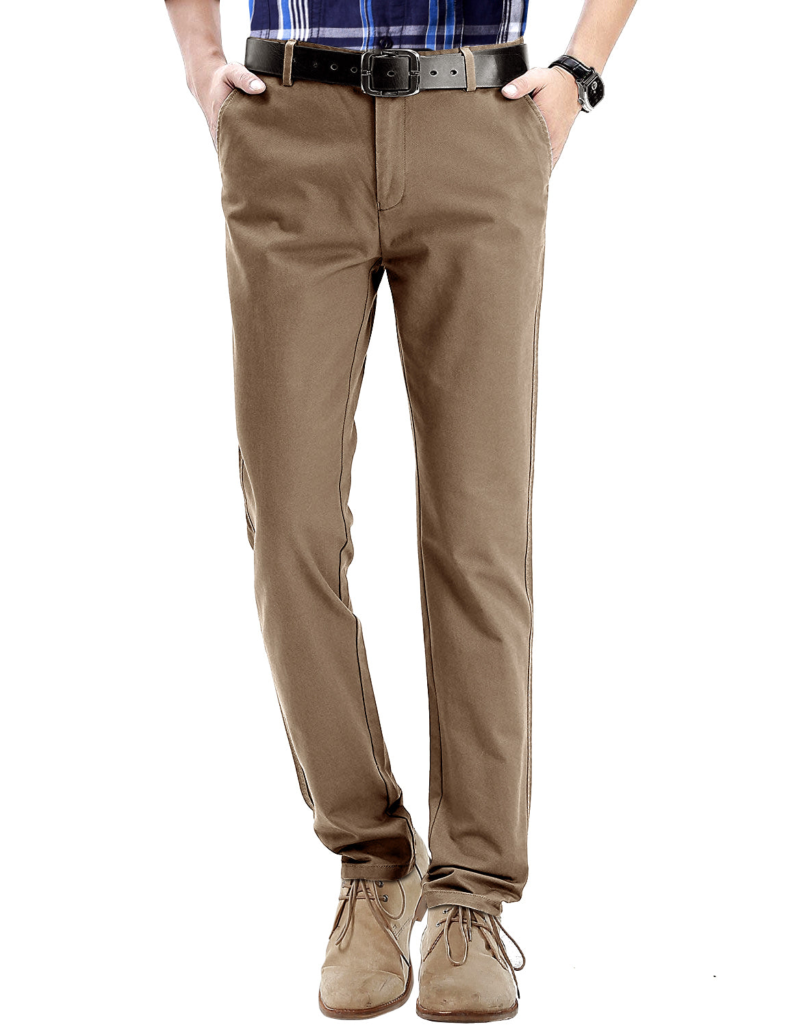 1 Men's Slim Casual Trousers #8025