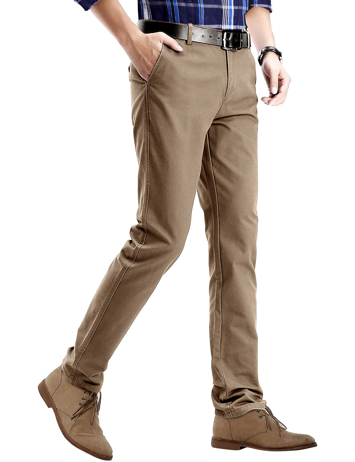 1 Men's Slim Casual Trousers #8025