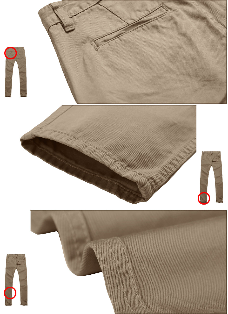 1 Men's Slim Casual Trousers #8025