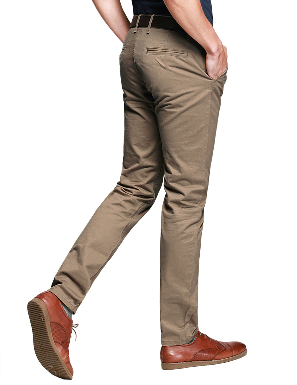 1 Men's Slim Casual Trousers #8025